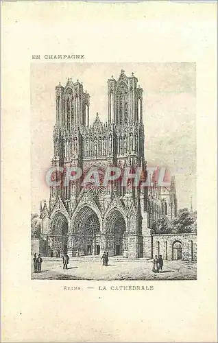 Cartes postales Reims En Champagne La Cathedrale