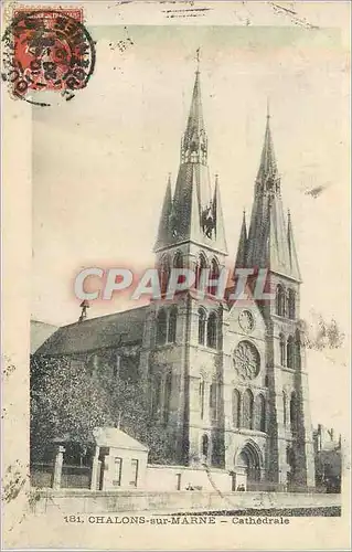 Cartes postales Chalons sur Marne Cathedrale