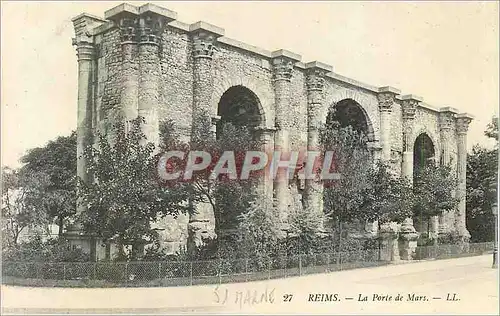 Ansichtskarte AK Reims La Porte de Mars