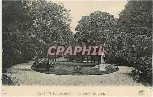 Ansichtskarte AK Chalons sur Marne Le Jardin du Jard