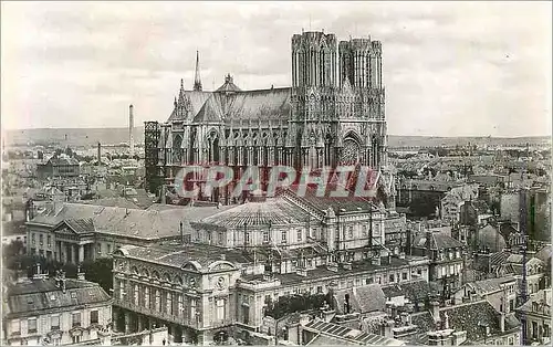 Cartes postales moderne Reims Panorama pris de l'Eglise Saint Jacques