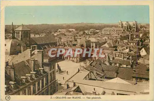 Ansichtskarte AK Chalons sur Marne Vue Generale