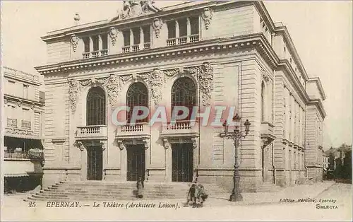 Ansichtskarte AK Epernay Le Theatre (Architecte Loison)