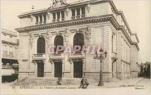 Cartes postales Epernay Le Theatre (Architecte Loison)