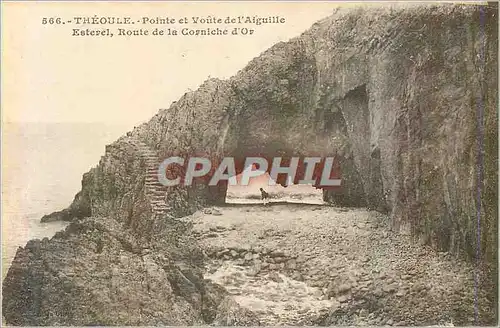 Ansichtskarte AK 566 theoule pointe et voute de l aiguille esterel route de la corniche d or