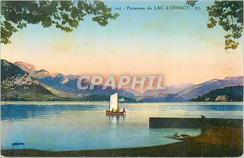 Cartes postales 104 panorama du lac d annecy