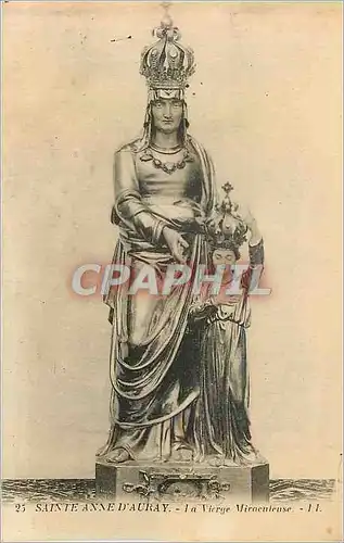 Cartes postales 25 sainte anne d audray la vierge miraculeuse