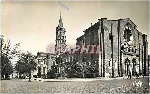 Moderne Karte Toulouse (haute garonne) 66 basilique saint sernin