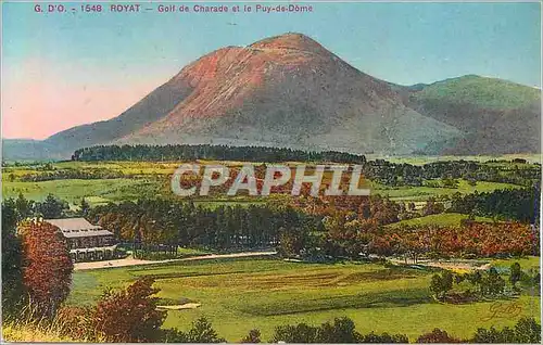 Ansichtskarte AK G d o 1548 royat golf de charade et le puy de dome