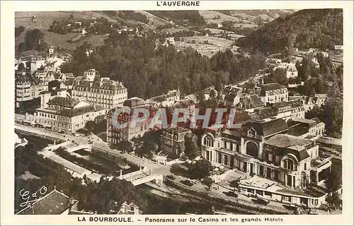 Ansichtskarte AK L auvergne la bourboule panorama sur le casino et les grans hotels