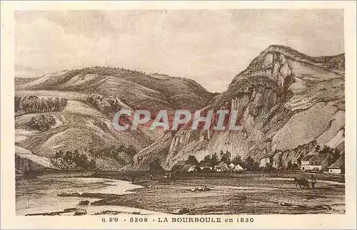 Cartes postales 5309 la bourboule en 1830