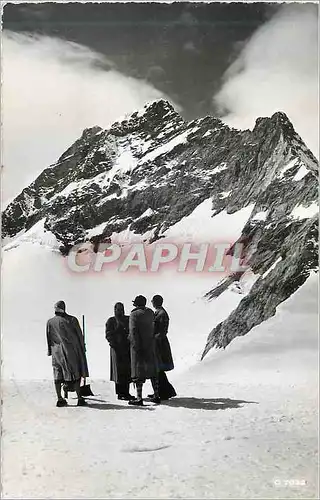 Cartes postales moderne 7032 jungfraujoch 3457 m u m jungfrau