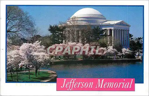 Moderne Karte Jefferson memorial washington d c