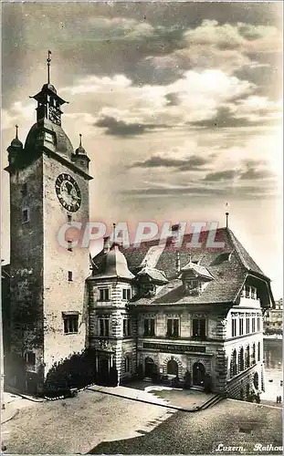 Cartes postales moderne Luzern rathou