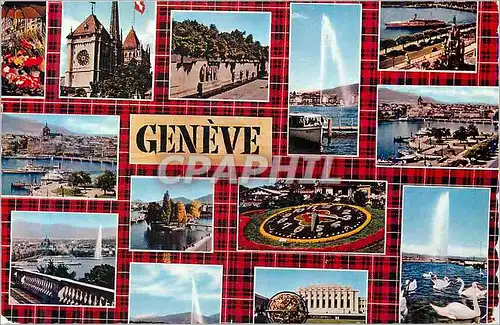 Moderne Karte Geneve