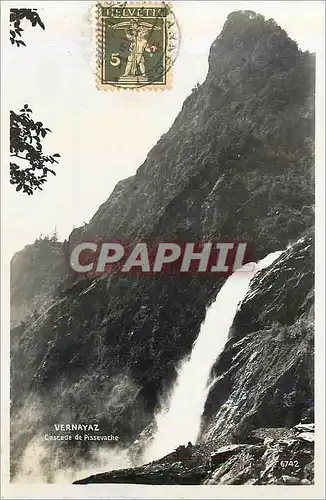 Cartes postales moderne Vernayaz cascade de pissevache