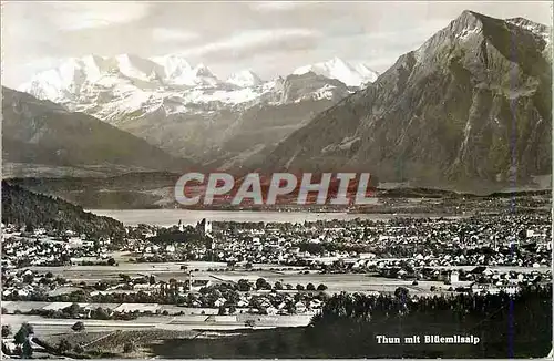 Cartes postales moderne Thun mit bluemlisalp