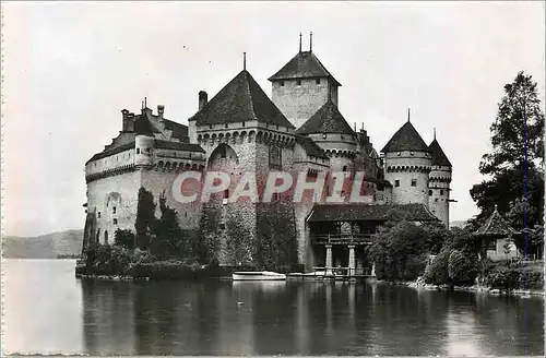 Cartes postales moderne 7250 lac leman chateau de chillon