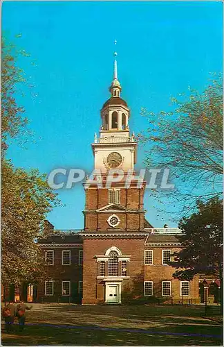 Moderne Karte Independence hall philadelphia penna