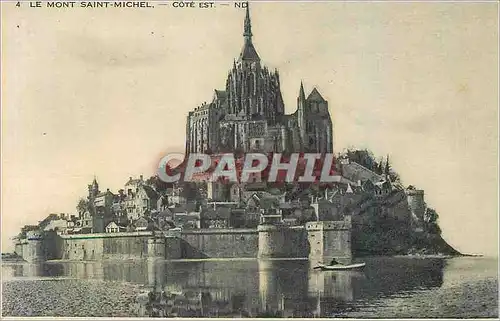Cartes postales 4 le mont saint michel cote est