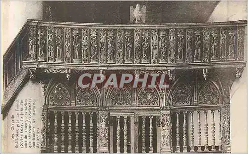 Ansichtskarte AK 1300 chapelle st nicolas pres le faouet (xvi siecle) le jube