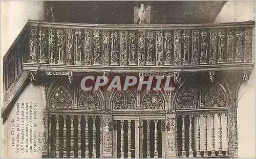 Cartes postales 1300 chapelle st nicolas pres le faouet (xvi siecle) le jube