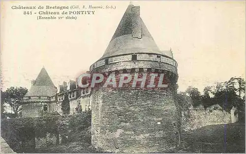 Cartes postales Chateaux de bretagne 841 chateau de pontivy (ensemble xv siecle)