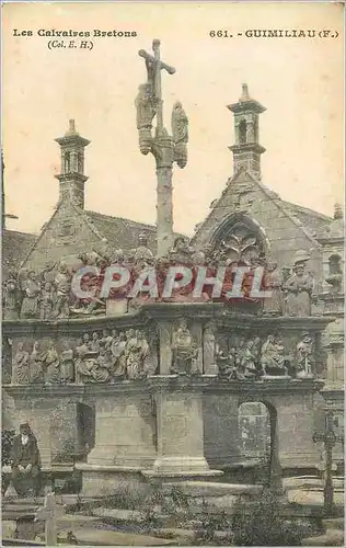 Cartes postales Les calvaires bretons  (col e h) 661 guimiliau (f)
