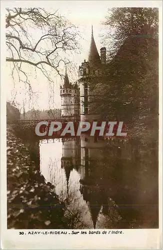 Ansichtskarte AK 30 azay le rideau sur les bords de l indre