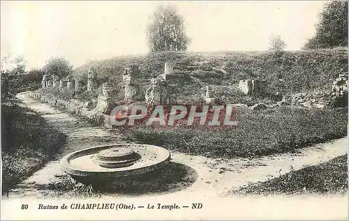 Ansichtskarte AK 80 ruines de champlieu (oise) le temple