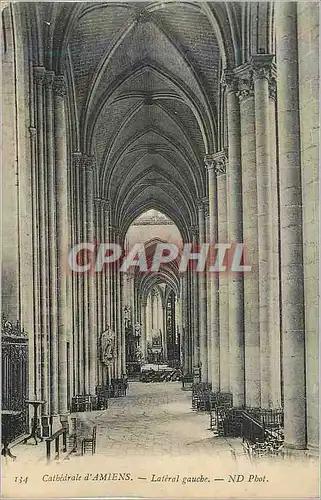 Cartes postales 134 cathedrale d amiens lateral gauche