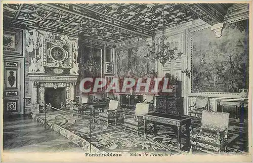 Cartes postales Fontainebleau salon de francois 1er