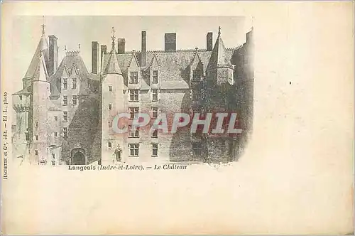 Ansichtskarte AK Langeais (indre et loire) le ch�teau (carte 1900)