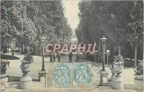 Cartes postales Vittel Avenue du Golf Club Vue prise du casino