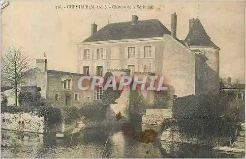 Cartes postales 326 chemille (m et l) chateau de la soriniere