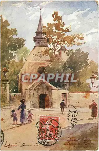 Cartes postales La vieille eglise de Croissy