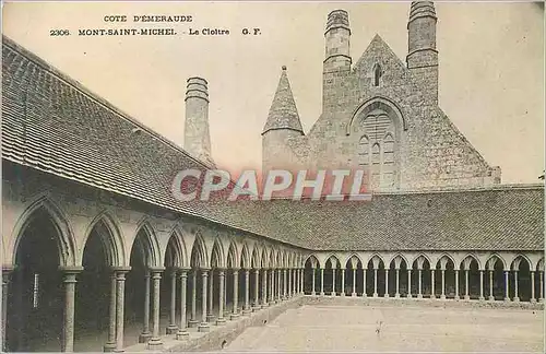 Cartes postales Cote d emeraude 2306 mont saint michel le cloitre