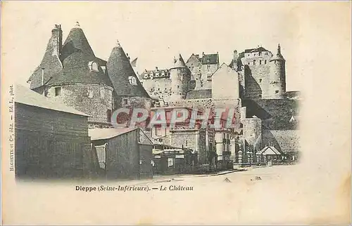 Ansichtskarte AK Dieppe (seine inferieure) le ch�teau (carte 1900)