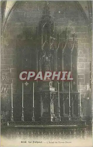 Cartes postales 6116 le folgoet l autel de notre dame