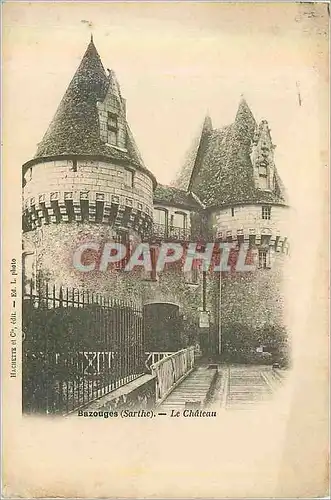 Cartes postales Bazouges (sarthe) le chateau