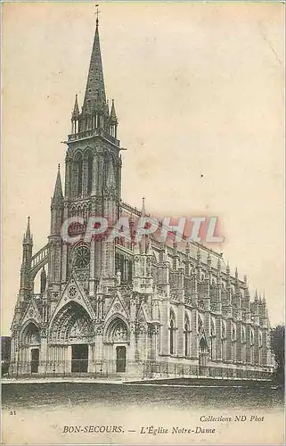 Cartes postales Bon secours l eglise notre dame