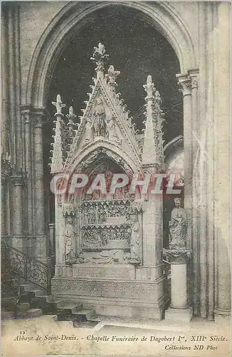 Cartes postales Abbaye de saint denis chapelle funeraire de dagoberi 1er XIII siecle