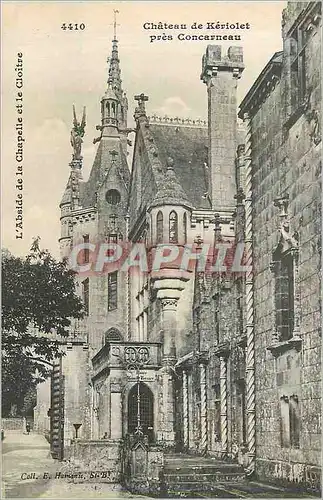 Cartes postales 4410 chateau de keriolet pres concarneau