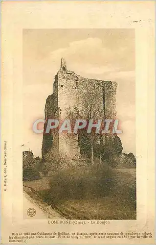 Cartes postales Domfront (orne) le donjon