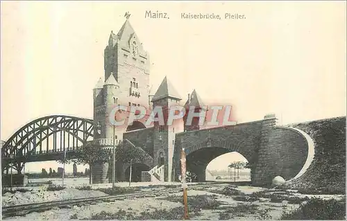 Cartes postales Mainz kaiserbrucke pteiler