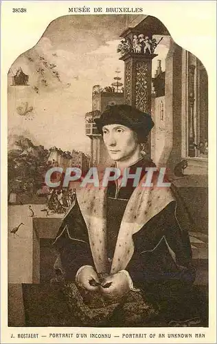 Ansichtskarte AK 38538 musee de bruxelles mostaert portrait d un inconnu