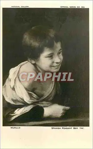 Cartes postales National gallery official series no 364 murillo spanish boy 74