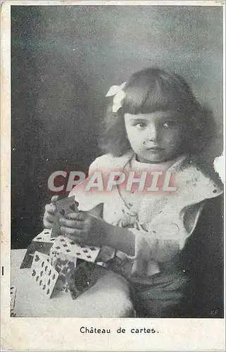 Cartes postales Chateau de cartes