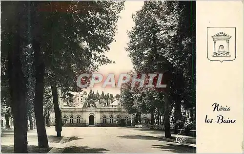 Cartes postales moderne 80 neris les bains l etablissement thermal et le parc