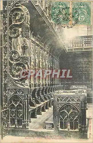 Cartes postales Villefranche de rouergue Stalles du ch�ur Eglise Notre Dame
